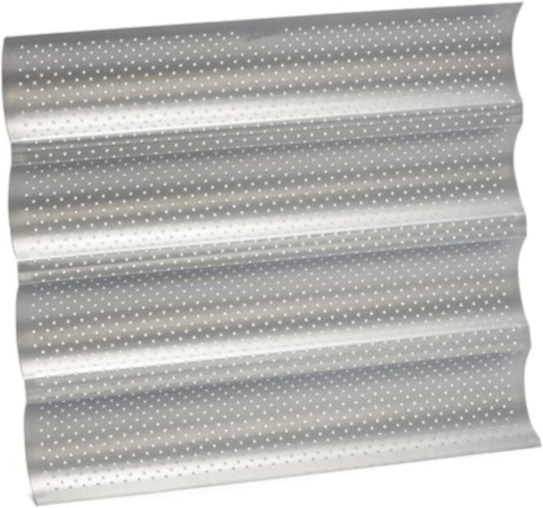 Patisse Patisse Backform für 4 Baguettes 38x33cm Silver-top P03665 Bild 1