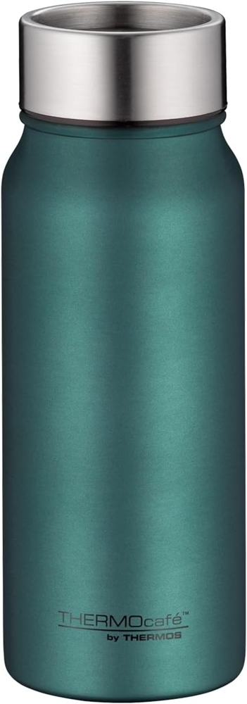 THERMOcafé by THERMOS TC DRINKING MUG green mat 0,50l, Thermobecher Edelstahl, Isolierbecher, Kaffeebecher to go, auslaufsicher, 9 Stunden heiß 18 Stunden kalt, spülmaschinenfest, BPA-frei Bild 1