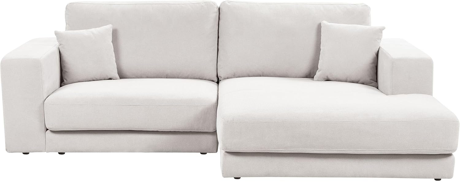 Ecksofa LOFOTEN Stoff Cremeweiß Linksseitig Bild 1