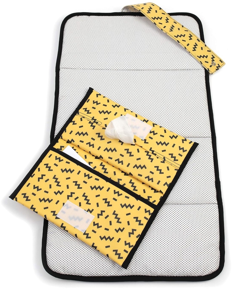 KipKep Napper Wickelunterlage + Wickeletui Memphis Yellow Bild 1