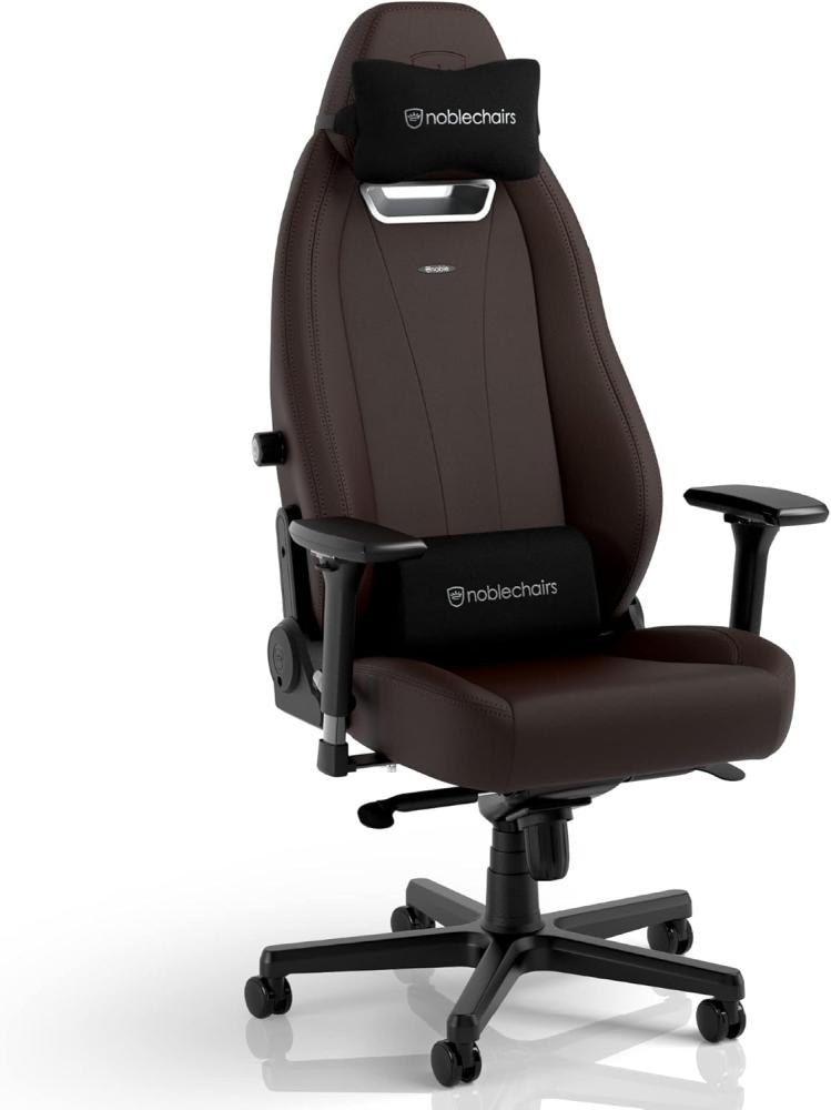 noblechairs LEGEND Gaming-Sessel 150 kg Gepolsterter Sitz Gepolsterte Rückenlehne 200 cm Schwarz/Braun Bild 1