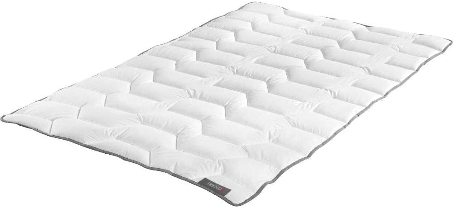 Badenia Bettcomfort Steppbett Trendline Basic kochfest Duo Winterdecke, 155 x 220 cm weiß Bild 1