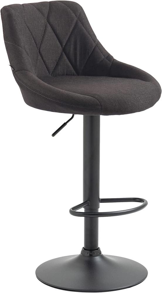 Barhocker Lazio Stoff schwarz (Farbe: dunkelgrau) Bild 1