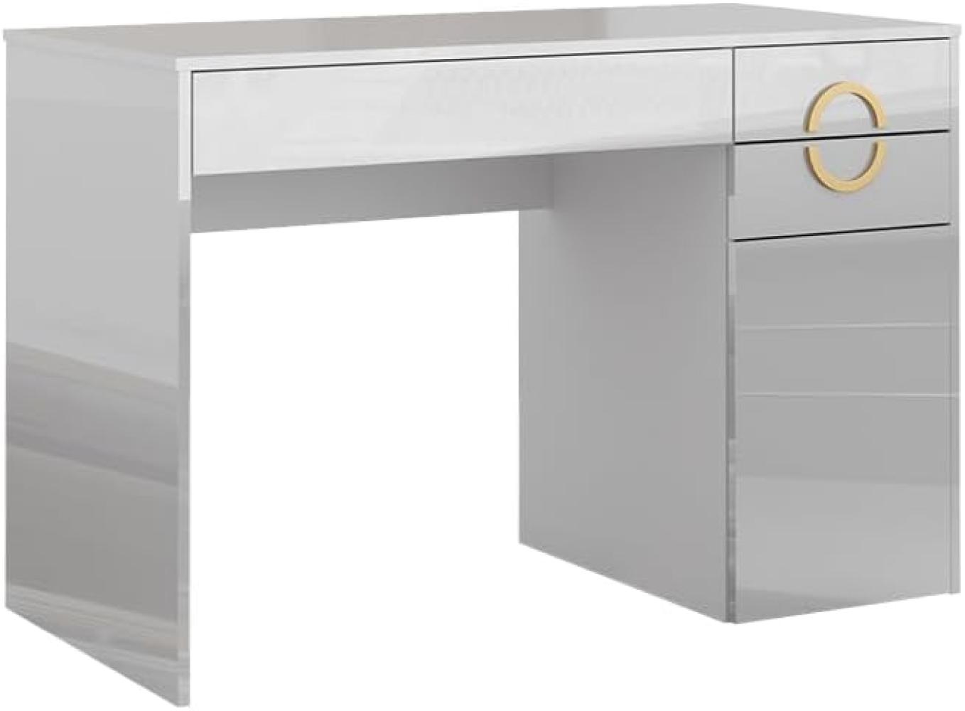 Vicco Schminktisch Weiß 115 cm mit 3 Schubladen, Adela Bild 1