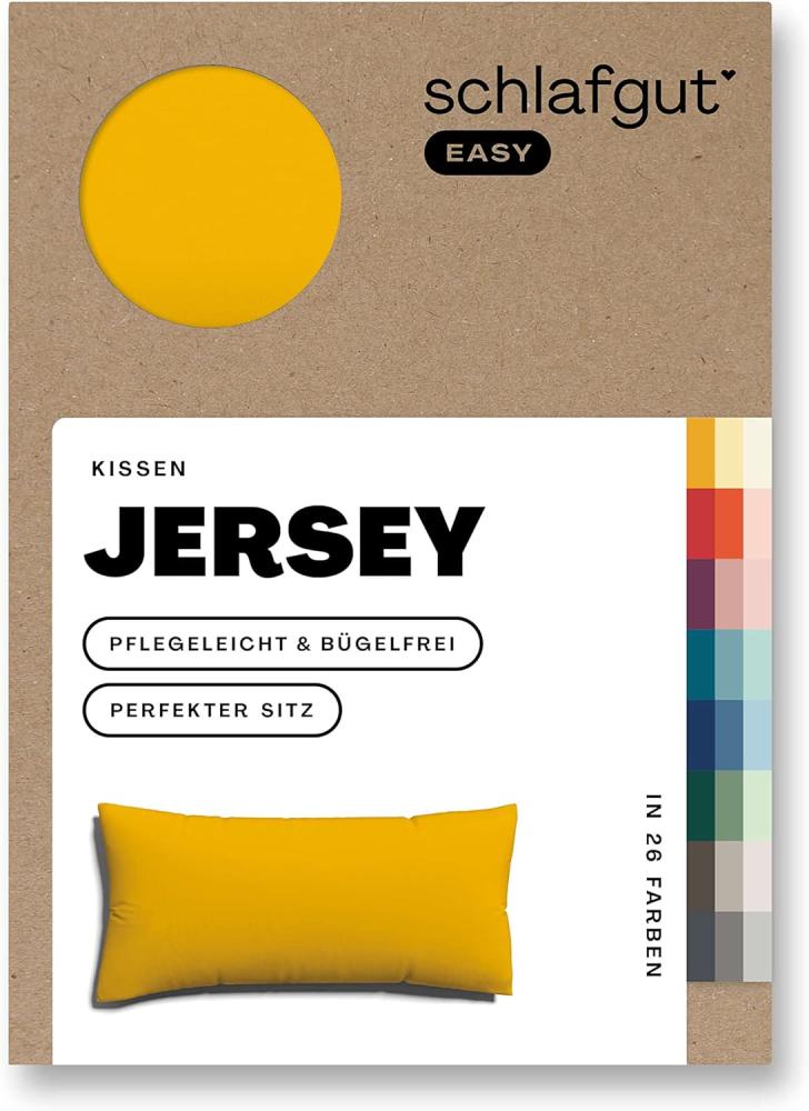 Schlafgut Kissenbezug EASY Jersey, (1 Stück), Kissenhülle mit Reißverschluss, weich und saugfähig, Kissenbezug Bild 1