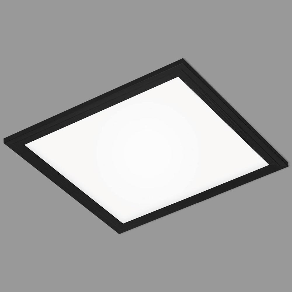 Briloner Leuchten - LED Panel, LED Deckenleuchte, Deckenlampe, Deckenstrahler, 12 Watt, 1. 300 Lumen, 4. 000 Kelvin, Weiß-Schwarz, 295x295x55mm (LxBxH), 7191-015 Bild 1