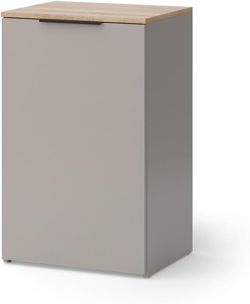 Kommode Wido Greige 50 x 80 cm mit Regal Vicco Bild 1