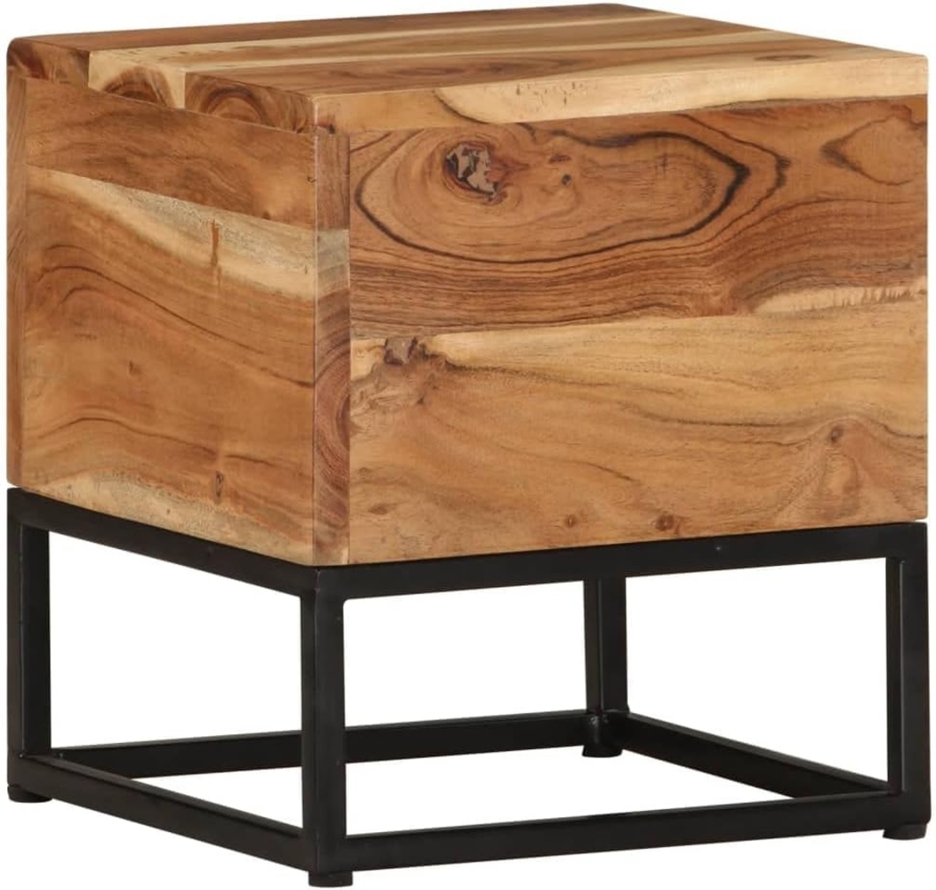 vidaXL Beistelltisch 30 x 30 x 33 cm Massivholz Akazie Bild 1
