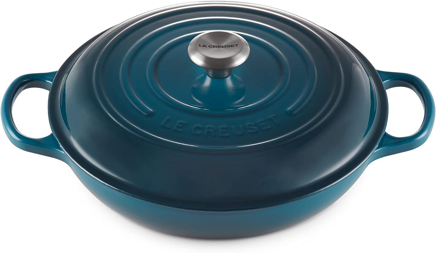 Le Creuset Gourmet-Profitopf Signature 30 cm Deep Teal Bild 1