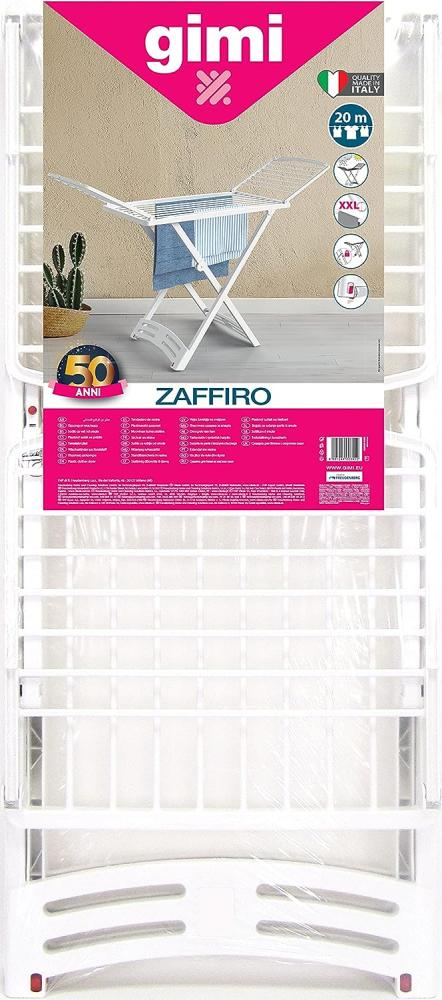 GIMI KU00342 ZAFFIRO WÄSCHETROCKNER PVC 20M WEISS Bild 1