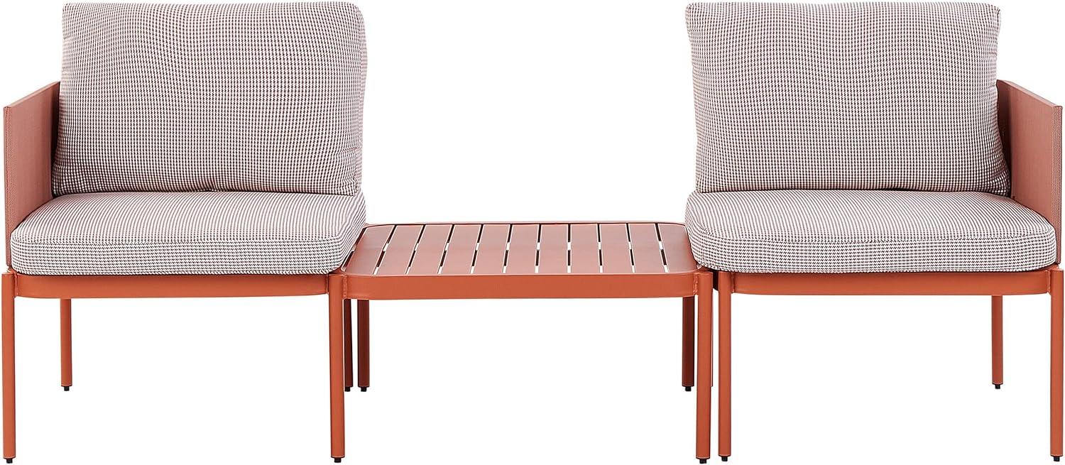 Lounge Set TERRACINA Aluminium Orange Bild 1