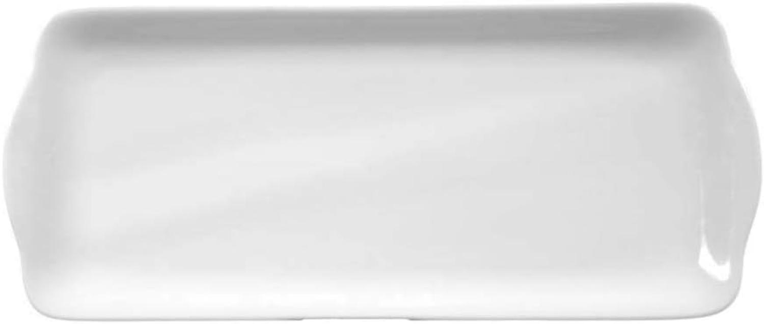 Seltmann Weiden Lido weiß Kuchenplatte eckig 35x15 cm Bild 1