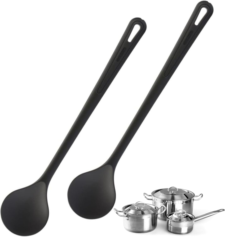 WESTMARK Kochlöffel 2 Stück, »Gentle«, Rührlöffel, hochhitzebeständig, spülmaschinengeeignet, Made in Germany Bild 1