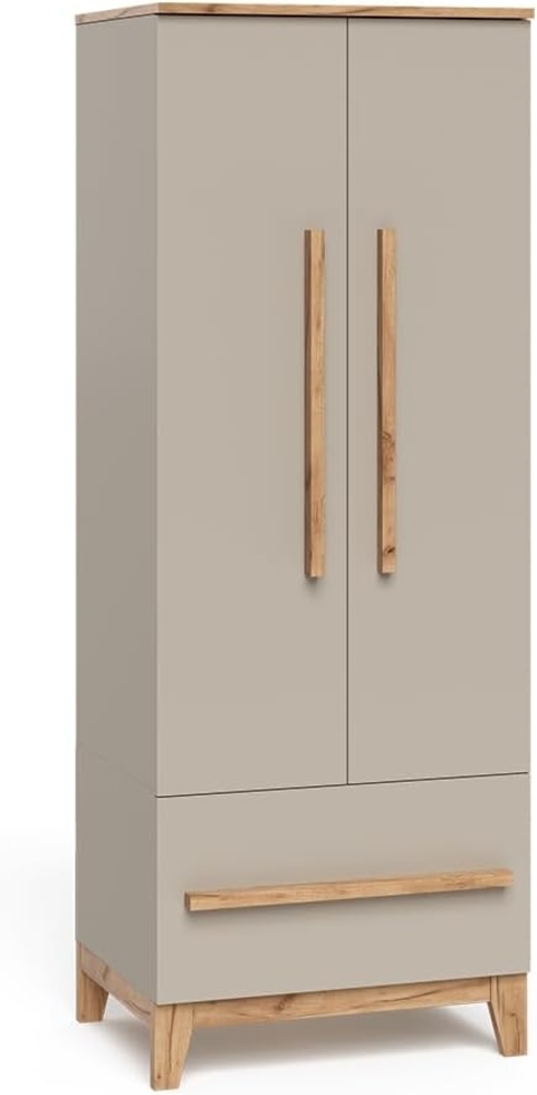 Kinderkleiderschrank Malia Cashmere/Artisan 70x186.8 cm Vitalispa Bild 1