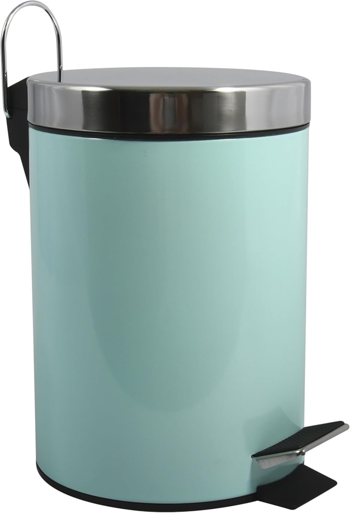 MSV Kosmetikeimer "Pastell Grün" Mülleimer Treteimer Abfalleimer - 3 Liter – mit herausnehmbaren Inneneimer Bild 1