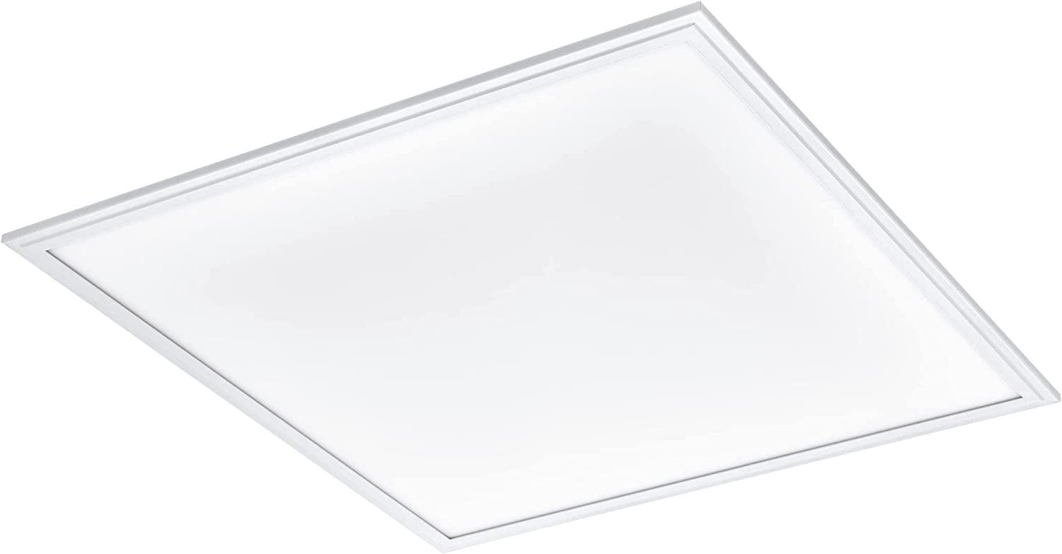 Eglo 98418 LED Deckenleuchte SALOBRENA-M weiß L:59,5cm B:59,5cm H:5cm mit Bewegungssensor und Schweberahmen Bild 1