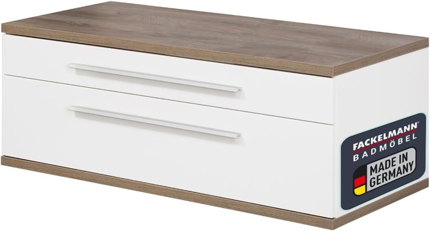Fackelmann STANFORD Waschbeckenunterschrank 110 cm, Weiß Bild 1