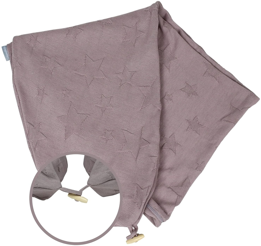 sei Design Stillkissenbezug 100% Baumwolle passend für Stillkissen XXL, Bezug für Schwangerschaftskissen, Seitenschläferkissen 190x30 cm, mit Reißverschluss, waschbar und Schadstoffgeprüft Bild 1