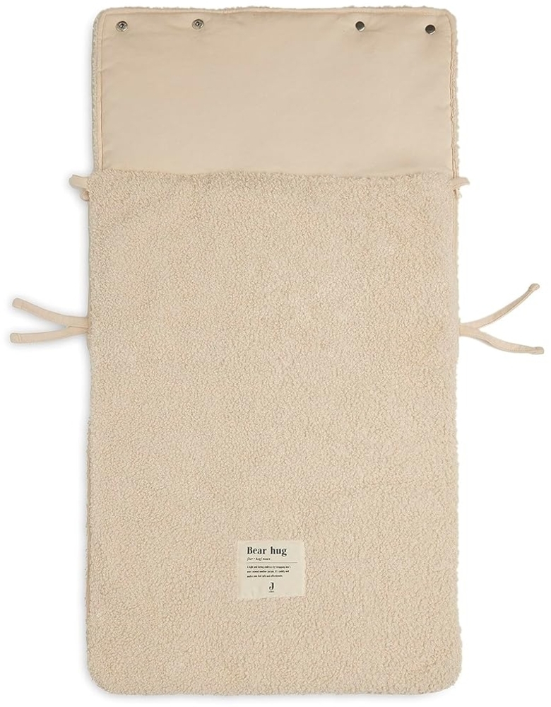 Jollein Fußsack, für Babyschale, Polyester Boucle Naturel, 42x82 cm Bild 1