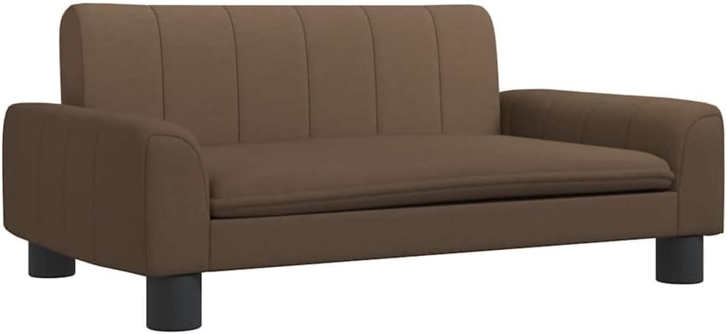 vidaXL Kindersofa Braun 70x45x30 cm Stoff 3196271 Bild 1