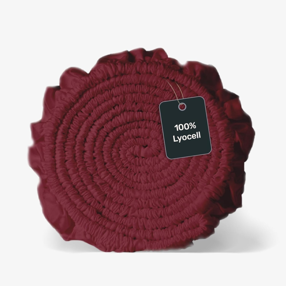 twenty:three® Bettlaken Lyocell Spannbettlaken Biking Red, Lyocell, Atmungsaktiv, Ultraweich, 100% TENCEL™ Lyocell, Nachhaltig, 90 x 200 Bild 1