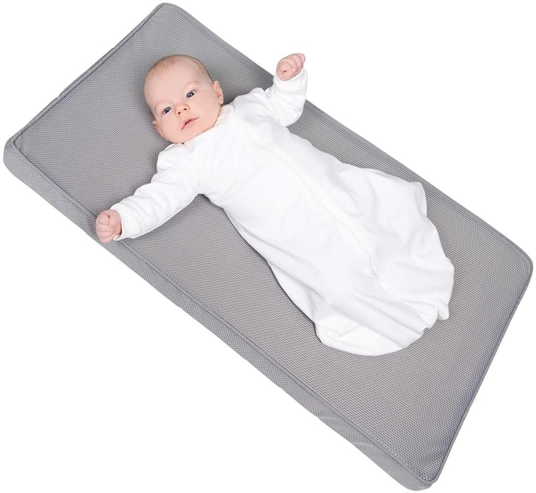 roba Stubenbettmatratze 'safe asleep®' 45 x 90 x 5,5 cm - AIR BALANCE PREMIUMMESH - optimales Schlafklima Bild 1