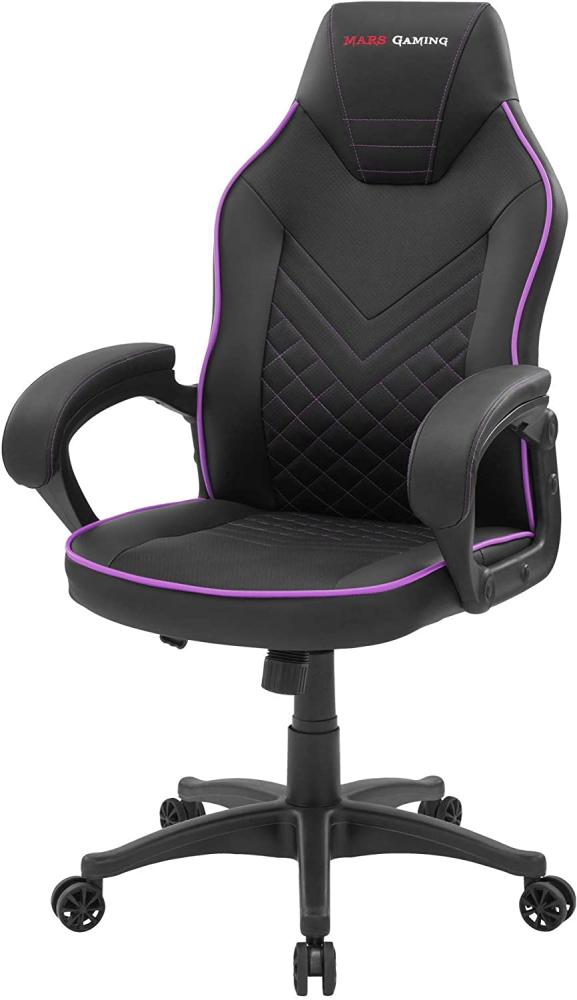 Mars Gaming MGCXONEBP, Premium Gaming-Stuhl, PU, AIR-Tech, Klasse 4, Violett Bild 1