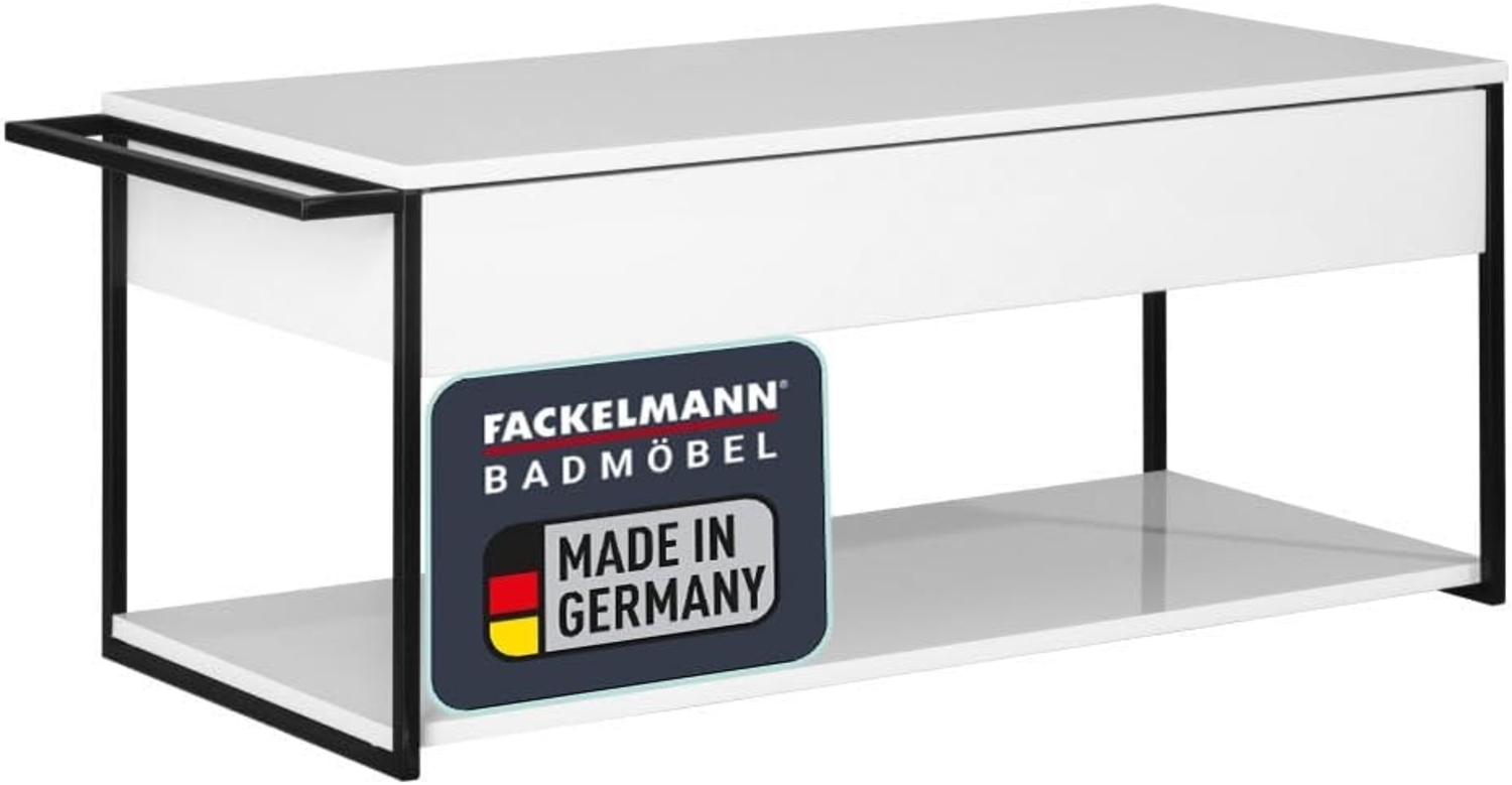 Fackelmann NEW YORK Waschtischunterschrank 108 cm breit, Weiß Bild 1