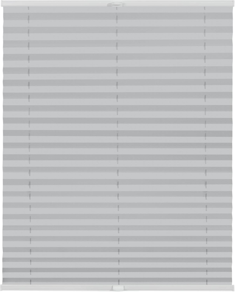 Lichtblick Sonnenschutzsysteme GmbH Thermo-Plissee Ljungby 70 cm x 210 cm (BxL) Hellgrau Tageslicht mit Hitzeschutz; einfache Installation mit Klemmträgern; verspannt Bild 1