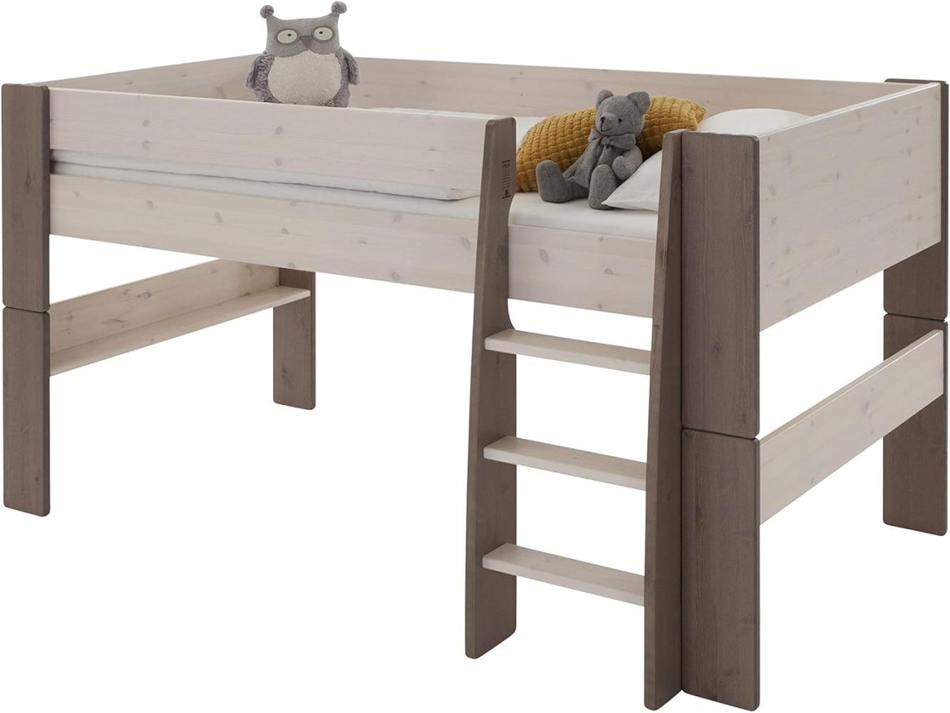Steens for Kids Halbhochbett massiv natur/ braun Bild 1