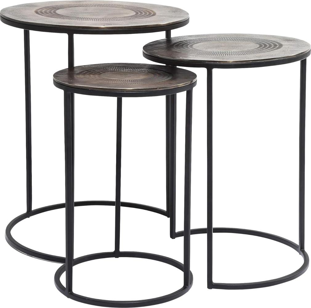 KARE Design Beistelltisch Marrakesh Ø48cm (3/Set) 80270 Bild 1