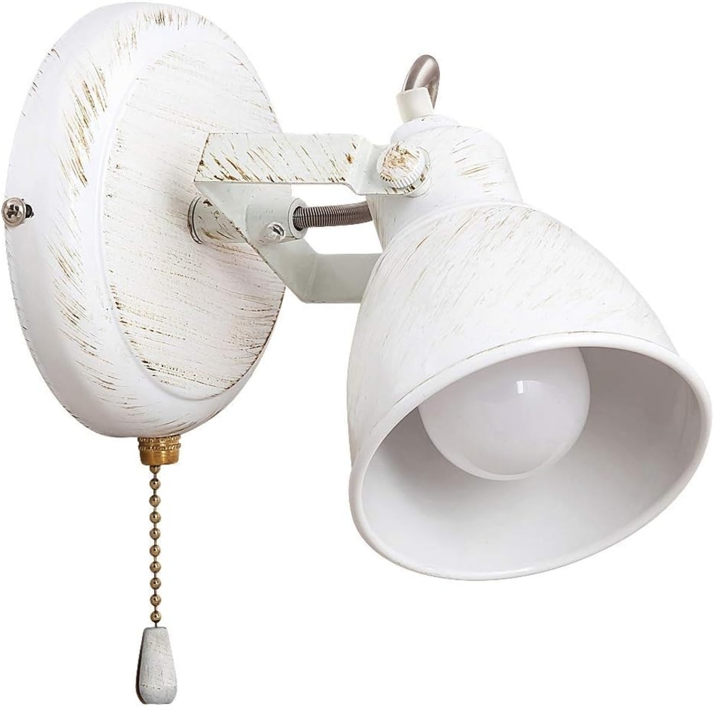 Rabalux Vivienne Wandspot 1x E14 antik weiß Bild 1
