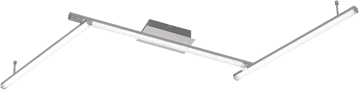 WOFI LED Deckenleuchte, Dimmfunktion, LED fest integriert, Warmweiß, große moderne Schienenlampe minimalistisch für Treppenhaus, B: 180cm Bild 1