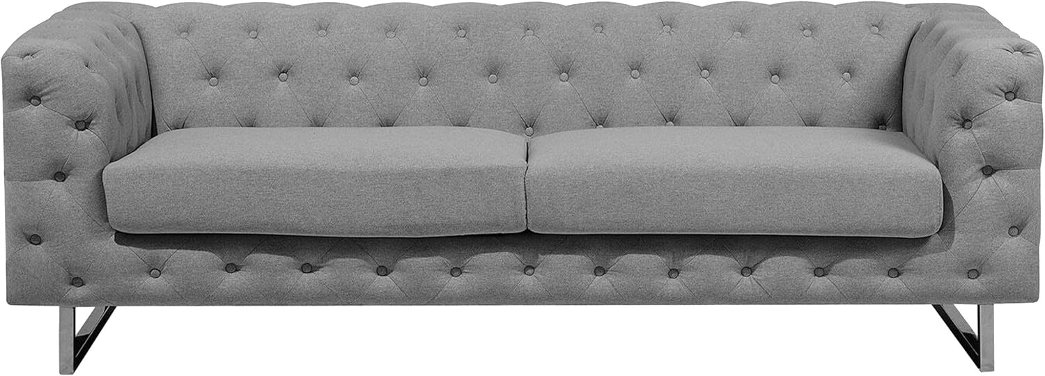 3-Sitzer Sofa Polsterbezug hellgrau VISSLAND Bild 1
