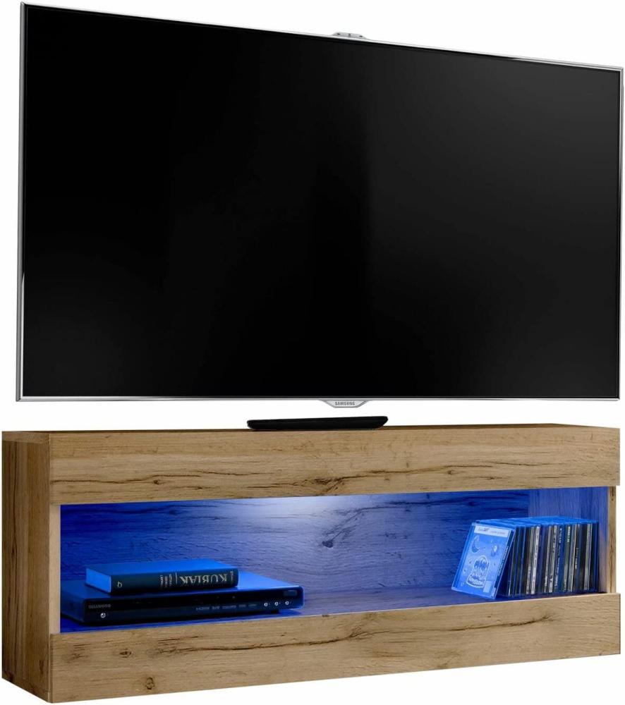 Stylefy Azara Lowboard Wotan Eiche ohne LED-Beleuchtung Bild 1