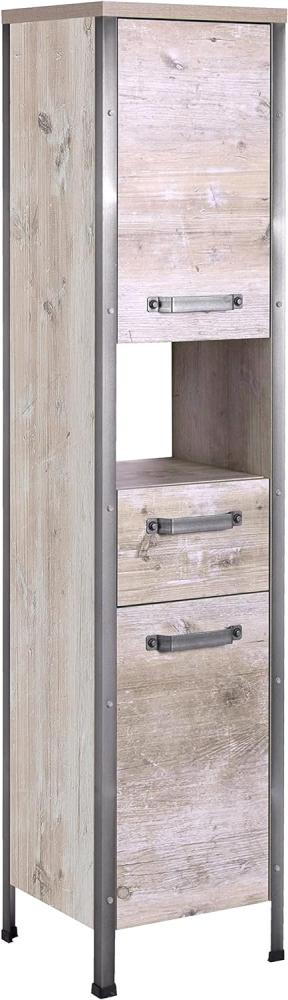 Schildmeyer Harkon Hochschrank 701311, Holzwerkstoff, Finduseiche Dekor, 35 x 33,6 x 161,6 cm Bild 1