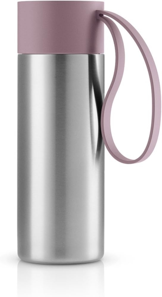 Eva Solo To Go Cup, To Go Becher, Kaffeebecher, Teebecher, Coffee to go, Becher, Edelstahl/Kunststoff/Silikon, Nordisch Rosa, 350 ml, 567469 Bild 1