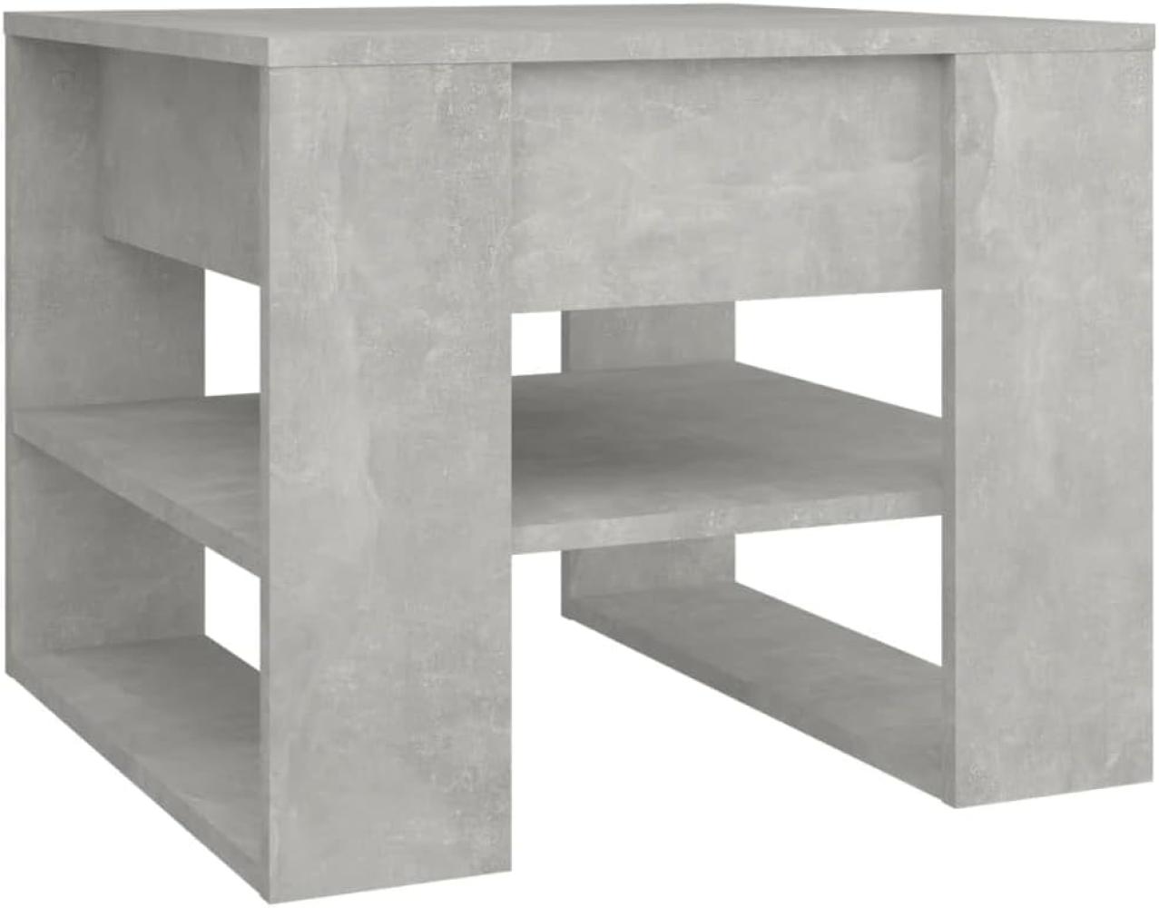 vidaXL Couchtisch Betongrau 55,5x55x45 cm Holzwerkstoff 810912 Bild 1