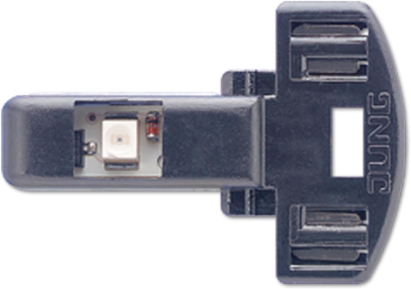 JUNG LED-Leuchte 961248LEDW | LED-Steckeinsatz für Schalter/Taster | 12-48V AC/DC | 4mA | polungsunabhängig | weiß Bild 1