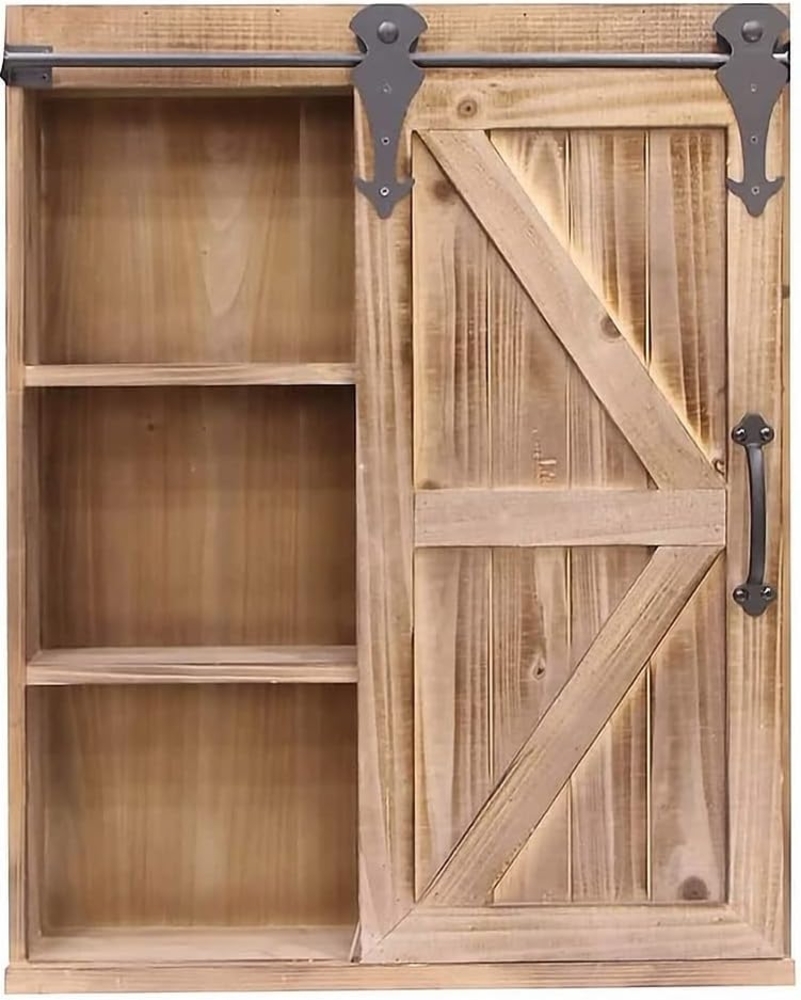 Melko Spiegelschrank Wandregal Spiegelschrank Wandschrank Holz Weiß Schiebetür Hängeschrank (Stück) Schiebetür Bild 1