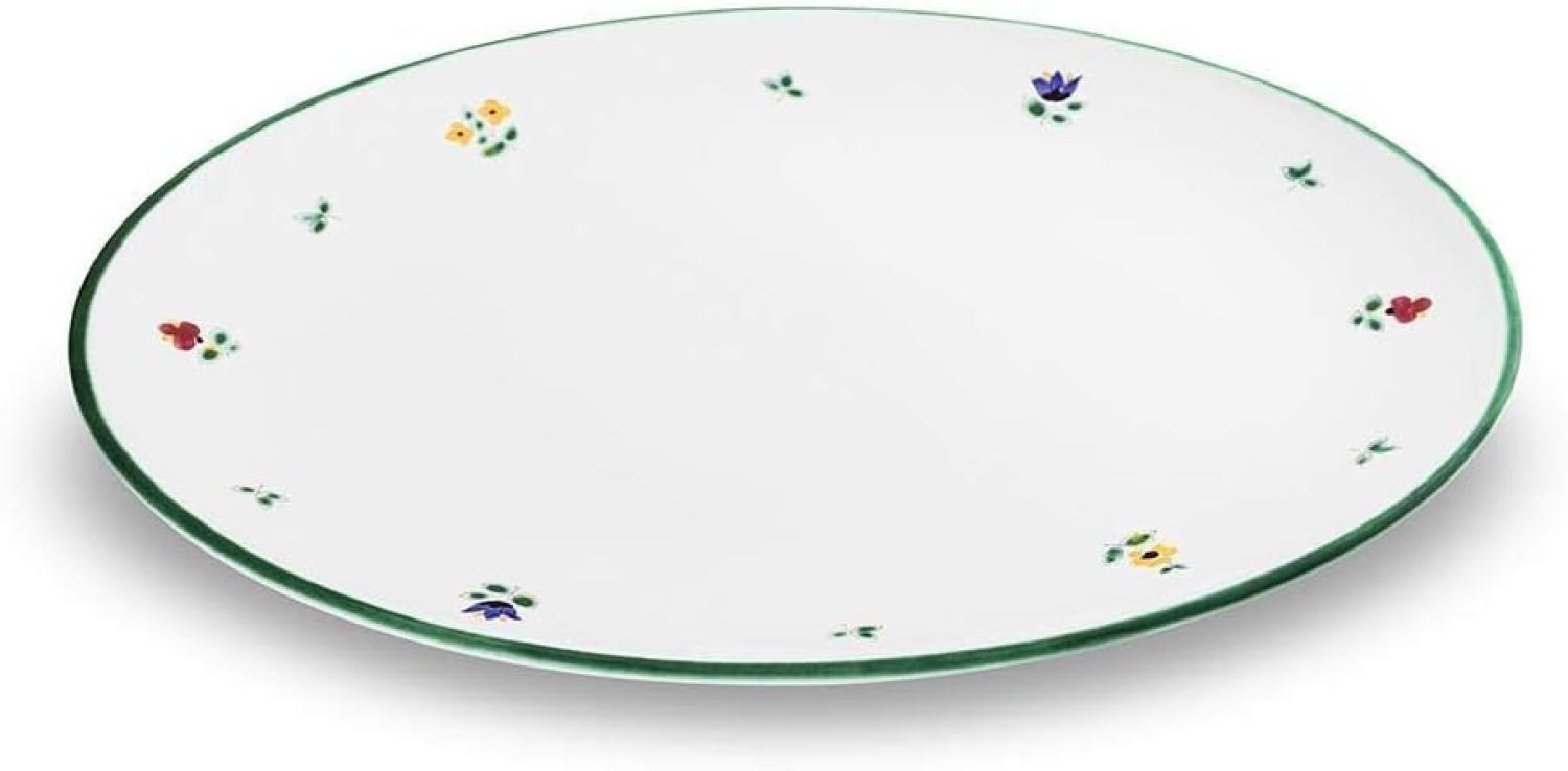 Gmundner Keramik Platte oval (33x26cm) Streublumen Bild 1