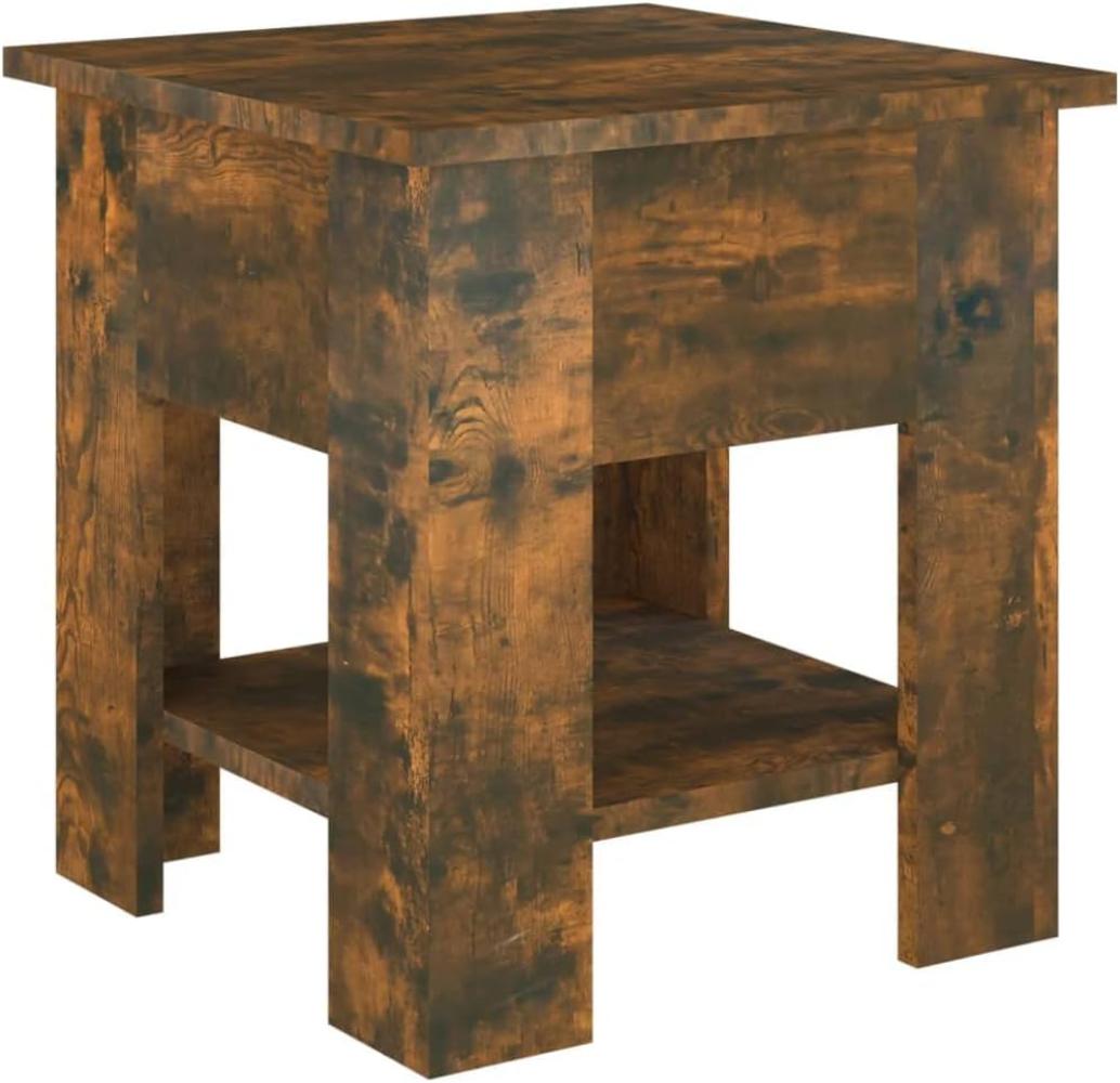 vidaXL Couchtisch Räuchereiche 40x40x42 cm Holzwerkstoff 813080 Bild 1
