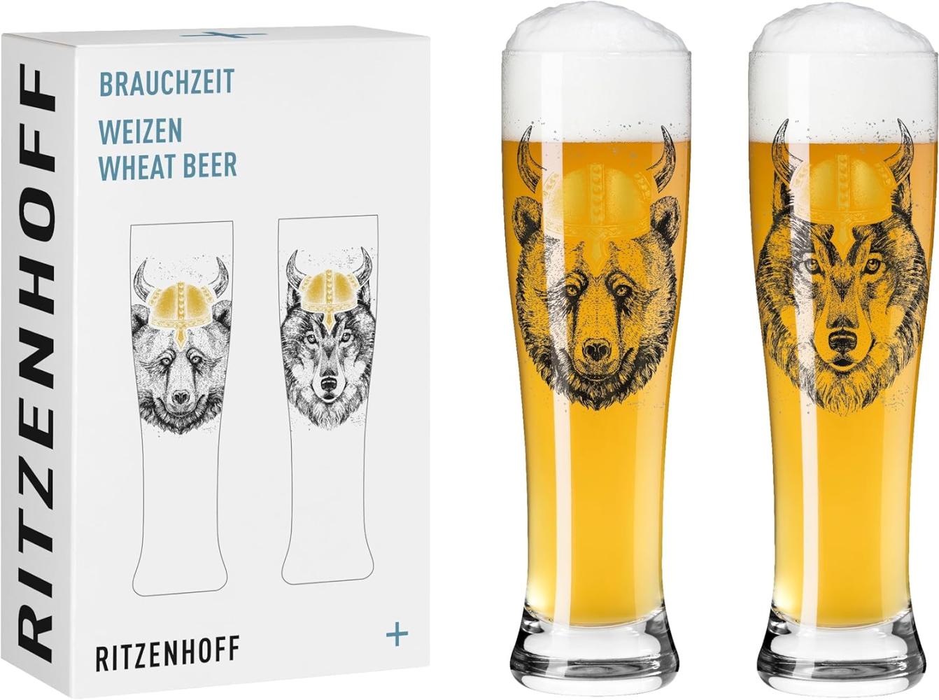 Ritzenhoff 3481008 BRAUCHZEIT Weizen 2er Set #15 #16 RDT 2023 / Bierglas / Weizenbierglas Bild 1