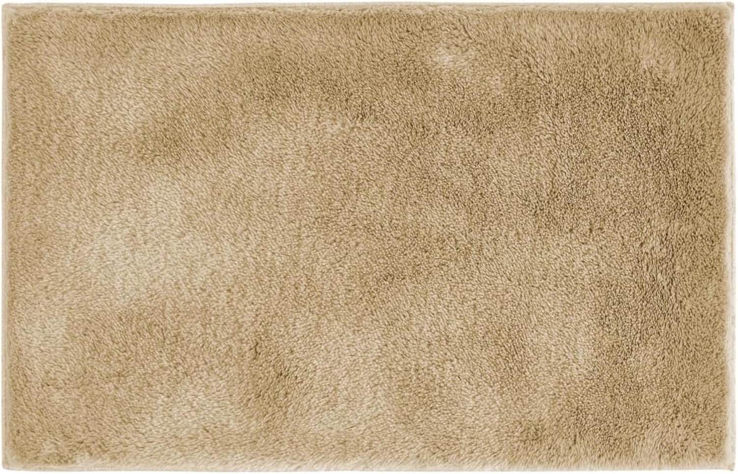 andiamo Badematte rutschfest Florida - Badezimmerteppich weich und flauschig - Badteppich rutschfest waschbar Duschvorleger Badvorleger für Badezimmer 50x80 cm Taupe Bild 1