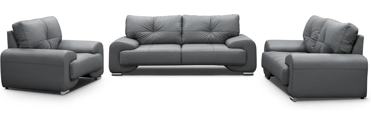 Beautysofa Big-Sofa Polstergarnitur Omega Set 3+2+1 Sofa Wohnzimmer Sofagarnitur, Die Lieferung beinhaltet die Lieferung in die Wohnung Bild 1