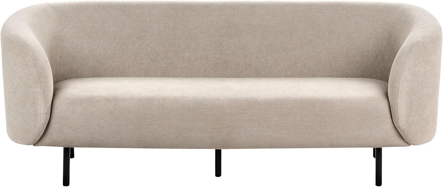 3-Sitzer Sofa Stoff taupe schwarz LOEN Bild 1