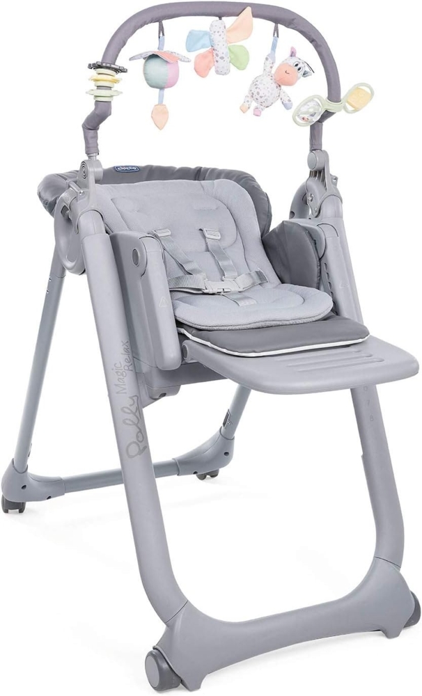 Chicco 'Polly Magic Relax' Hochstuhl grau/hellgrau Bild 1