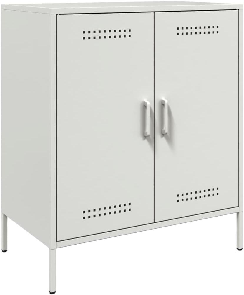 Sideboard Weiß 68x39x79 cm Stahl 842981 Bild 1