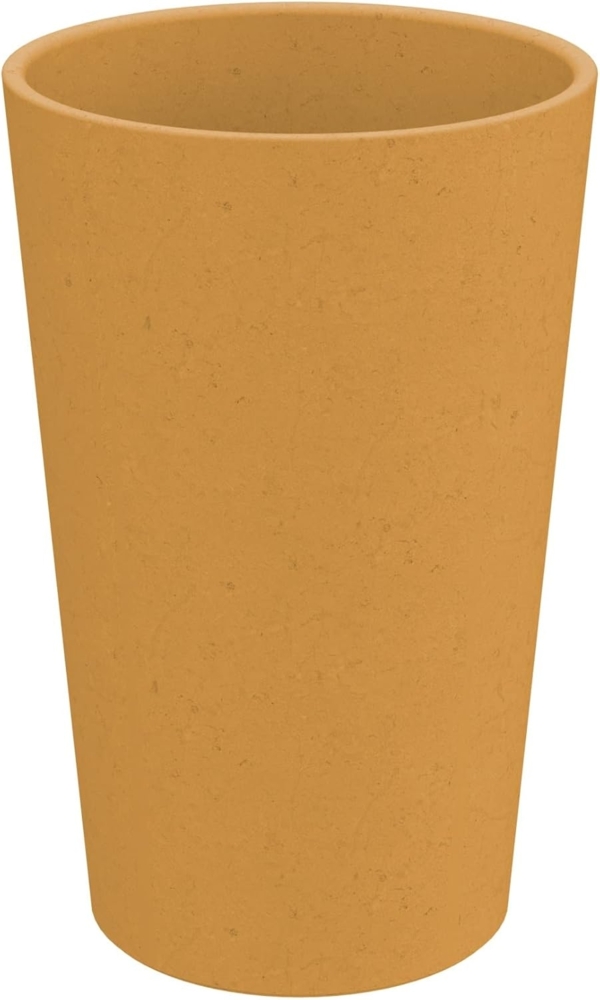 Koziol Becher 2er-Set Connect Cup L, Trinkgläser, Kunststoff-Holz-Mix, Nature Wood, 350 ml, 7022702 Bild 1
