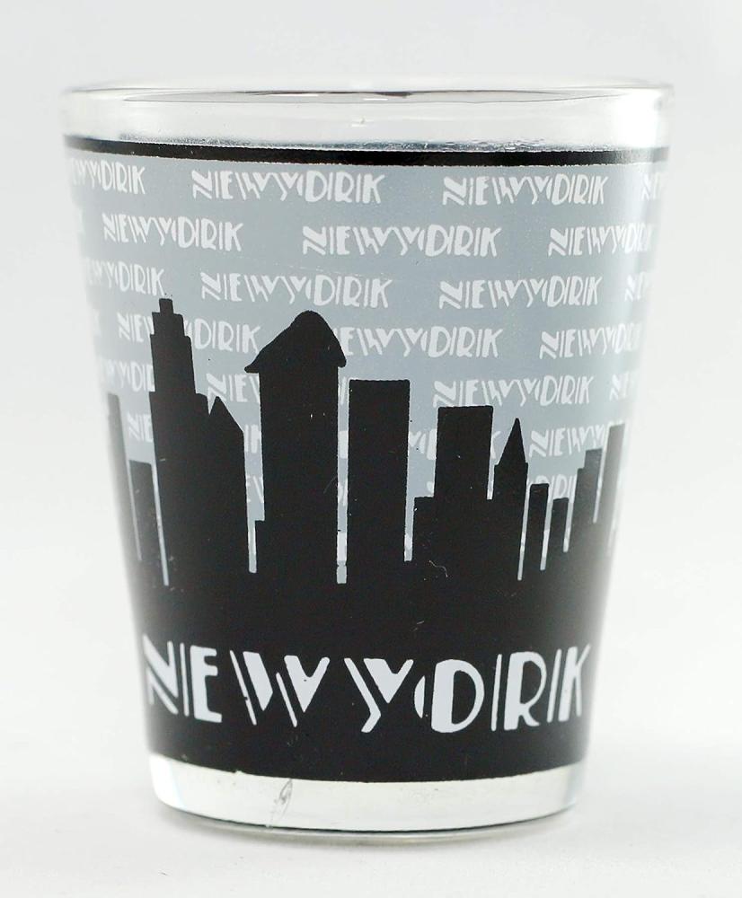 New York Gris Skiis Verre à Shot Bild 1